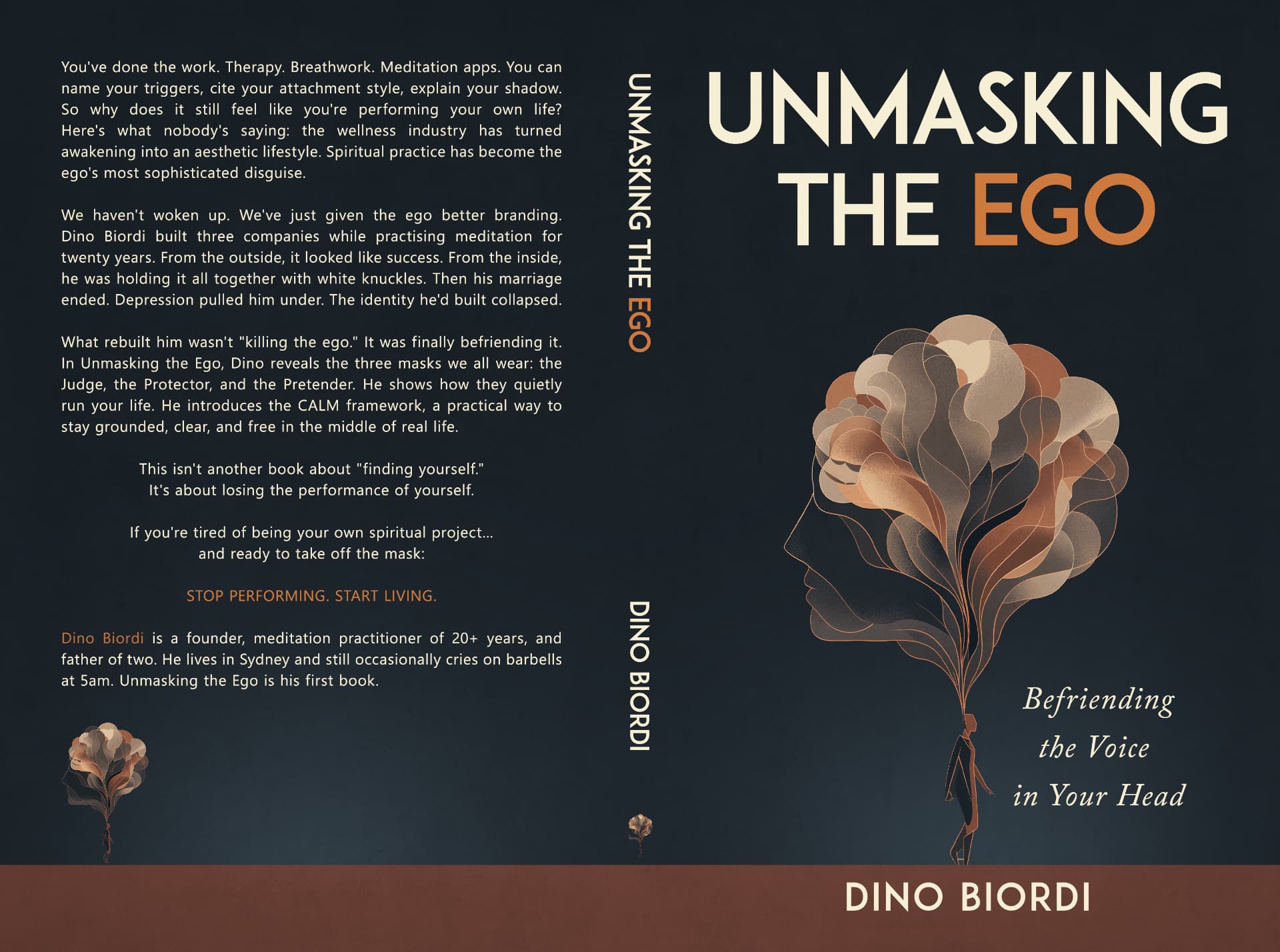 Unmasking the Ego — Book Mockup